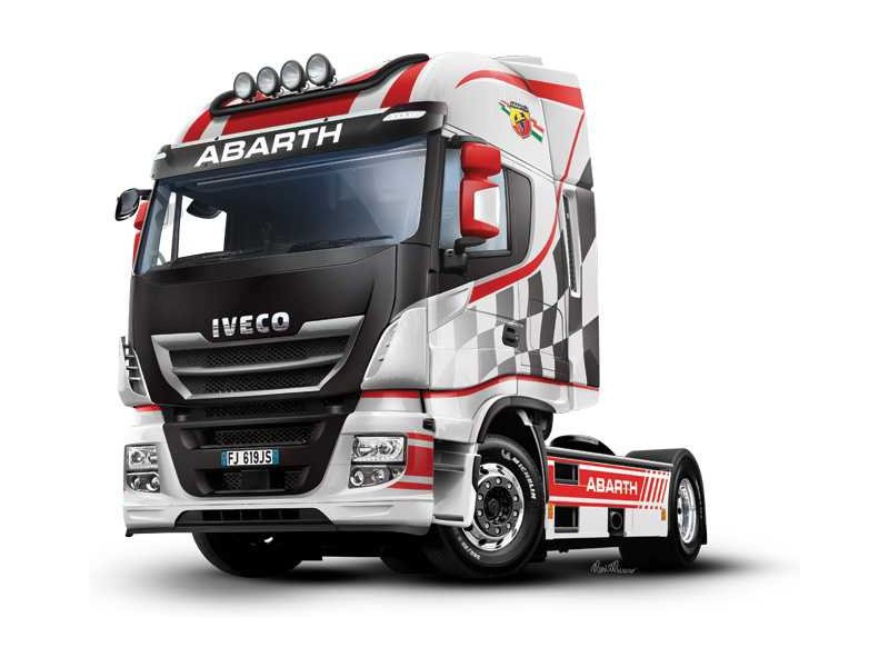 イタレリ　1/24 IVECO Hi-Way E5 Abarth アバルト Iveco Hi-Way E.5 