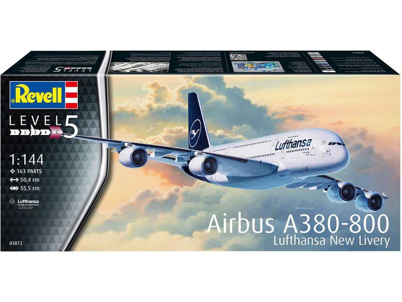 Revell Airbus A380-800 Lufthansa New Livery (1:144) | RC