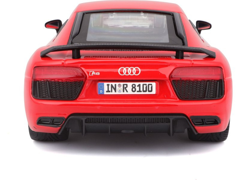 Modèle Réduit Audi R8 V10 Plus Rouge - Échelle 1/24 - Maisto - Voiture Die-cast (métal)