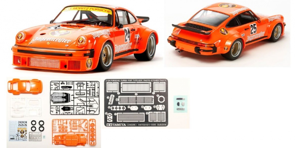 Maquette Tamiya 1/24 – Porsche 934 Jaegermeister – TAM24328 – Neuve