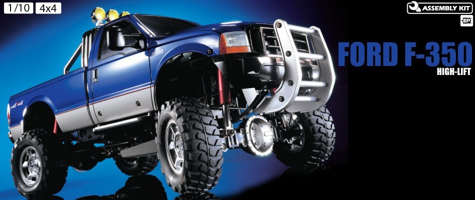 Carrozzeria Tamiya Ford F350 High-Lift Per RC 1/10, Bianca, Nuova, EAN 5060450179751