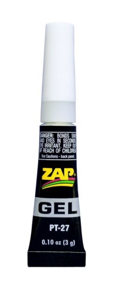 ZAP gel - gelové vteřinové lepidlo 3g (0,11oz)
