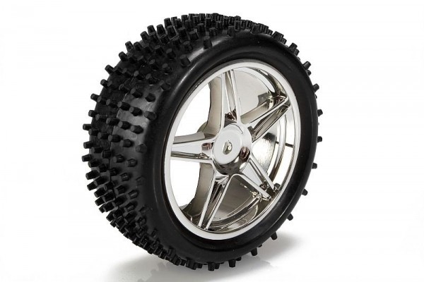 Gumy nalepené – Buggy 1:10, přední, 2ks (Chrom)