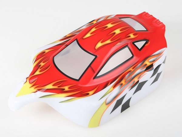 Karosérie lakovaná Himoto Buggy 1:10 (červeno-bílá)