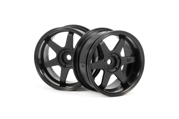 TE37 disky 26mm Černé (6mm offset) 2ks