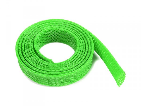 Ochranný kabelový oplet 10mm zelený (1m)