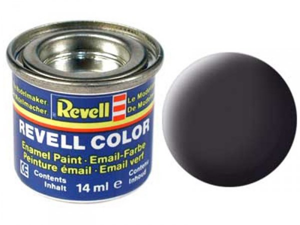 Revell emailová barva #6 dehtově černá matná 14ml
