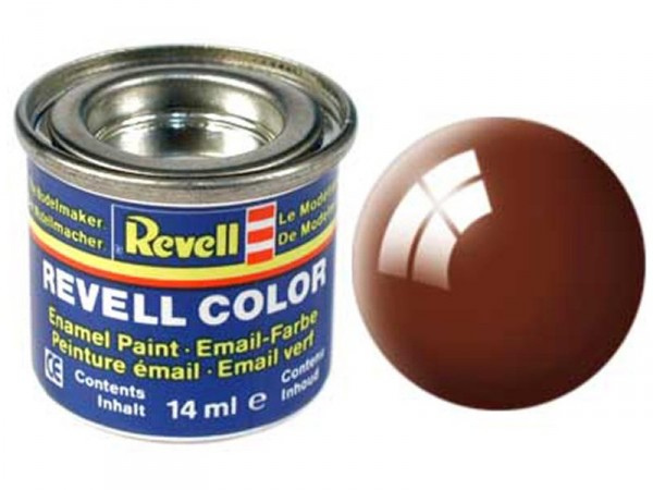 Revell emailová barva #80 blátivě hnědá lesklá 14ml