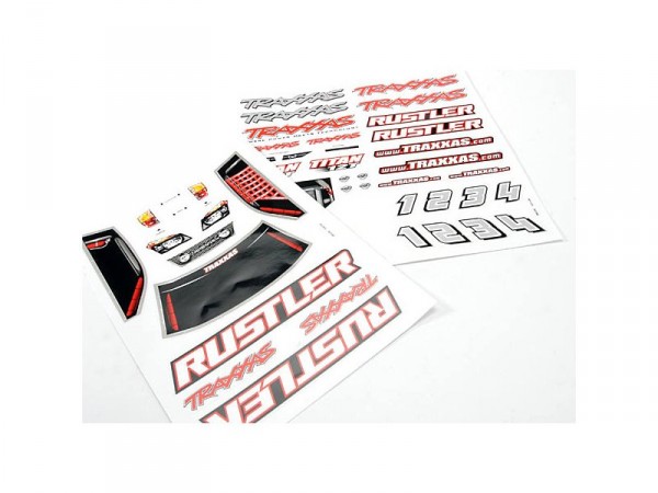 Traxxas samolepky: Rustler
