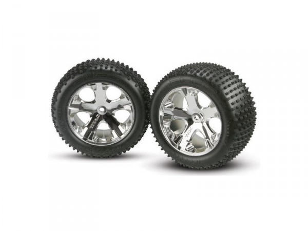 Traxxas kolo 2.8", disk All-Star stříbrný, pneu Alias (2) (zadní)