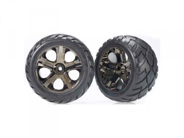 Traxxas kolo 2.8", disk All-Star černý chrom, pneu Anaconda (2)