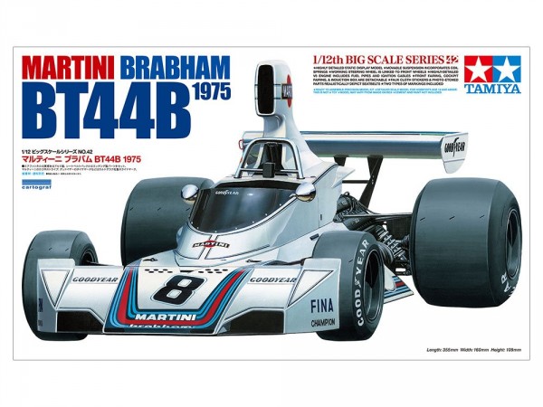 Tamiya 12042 Martini Brabham BT44B 1975 1/12 (1)