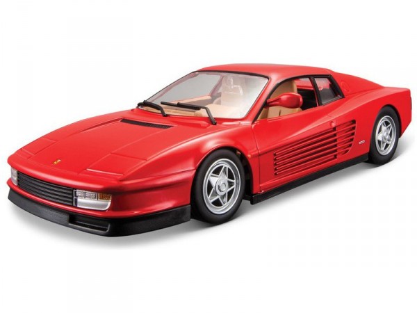 Bburago Ferrari Testarossa 1:24 červená (1)