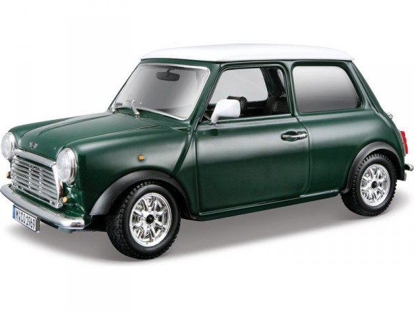 Bburago Mini Cooper 1969 1:24 zelená (1)
