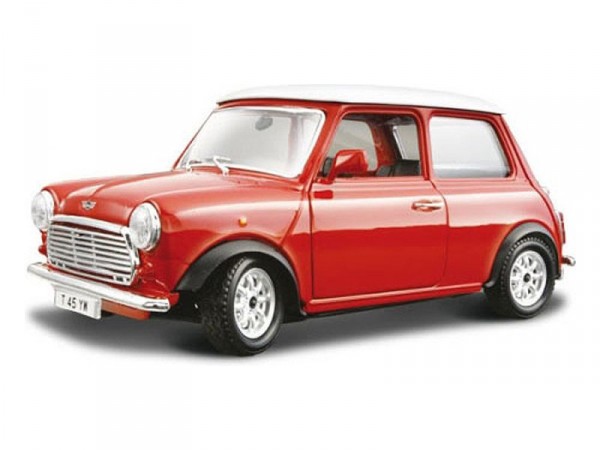 Bburago Mini Cooper 1969 1:24 červená (1)