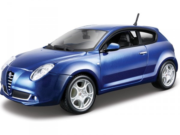 Bburago Alfa MiTo 1:24 modrá (1)