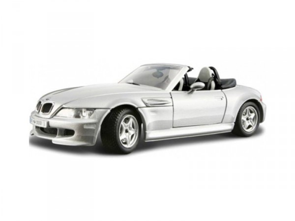 Bburago BMW M Roadster 1:24 stříbrná (1)