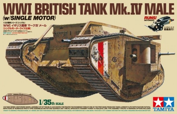 Tamiya 30057 Mark IV Male (1 motor) 1/35