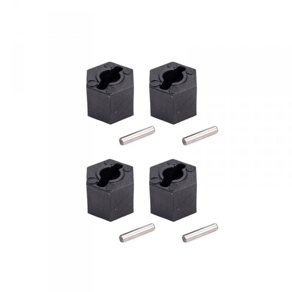 ROGUE TERRA - Plastový šestihran náboje kola + čepy, 4+4 ks.