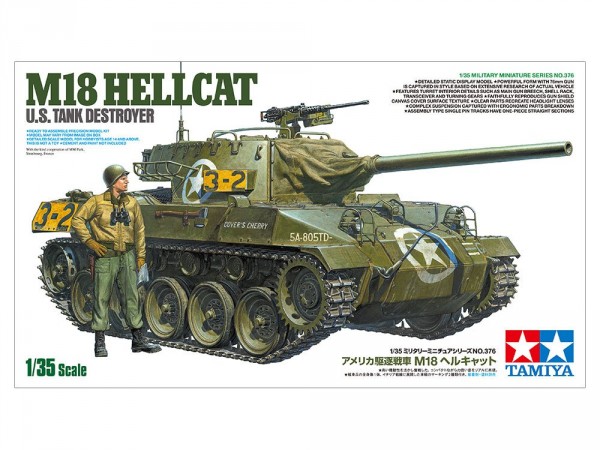 Tamiya 35376 U.S. Tank Destroyer M18 Hellcat 1/35 (1)