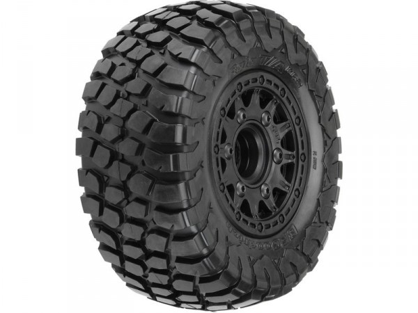 Pro-Line kolo 2.2/3.0", pneu BFG KR2 M2 SC, disk Raid H12 černý (2)