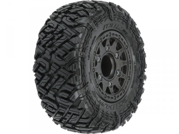 Pro-Line kolo 2.2/3.0", pneu Icon M2, disk Raid H12 černý (2)