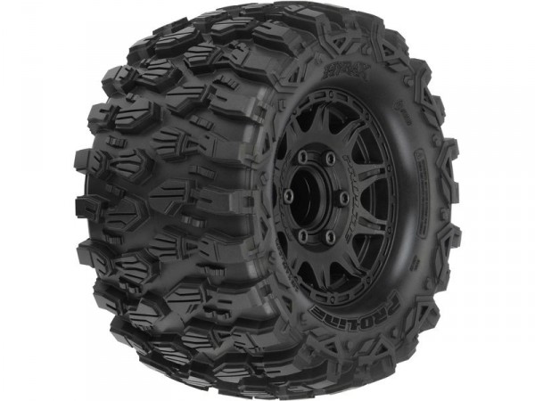 Pro-Line kolo 2.8", pneu Hyrax, disk Raid H12 černý (2)