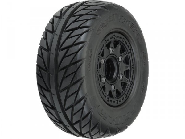 Pro-Line kolo 2.2/3.0", pneu Street Fighter, disk Raid H12 černý (2)