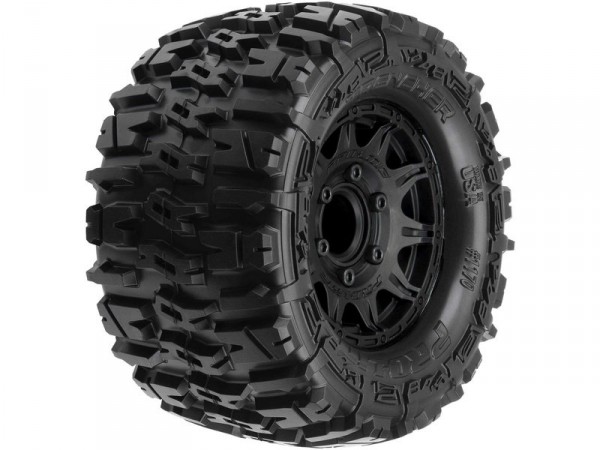 Pro-Line kolo 2.8", pneu Trencher, disk Raid H12 černý (2)