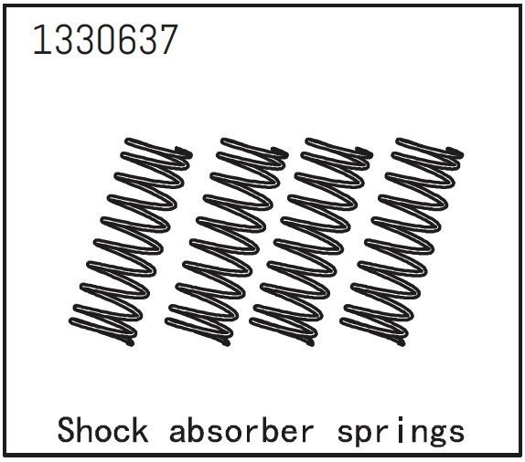1330637 - Shock Absorber Springs (4) - Yucatan