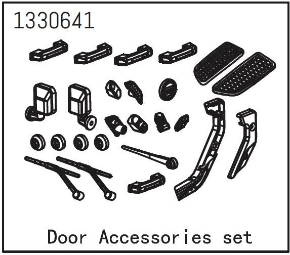 1330641 - Door Accessories Set - Yucatan