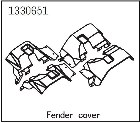 1330651 - Fender Cover Set - Yucatan