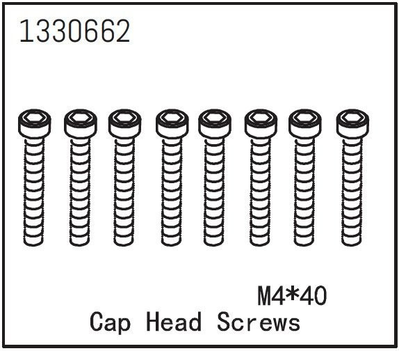 1330662 - Cap Head Screws M4*40 (8)