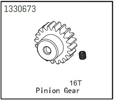 1330673 - Pinion Gear 16T - BronX
