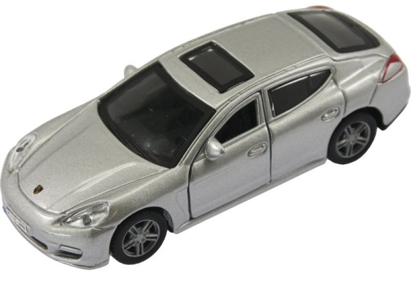 Maisto Porsche Panamera Turbo 1:43 stříbrná metalíza