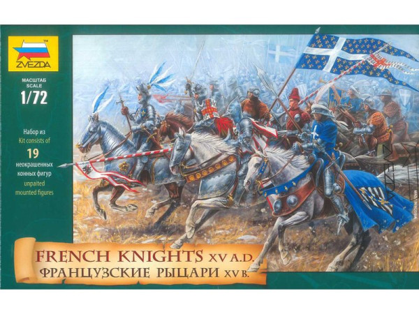 Zvezda figurky - French Knights (re-edice) (1:72)