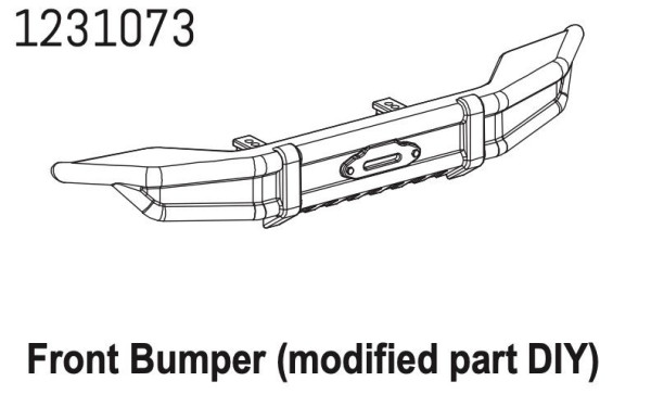 1231073 - Heavy Duty Front Bumper (Opt.) CR4.4