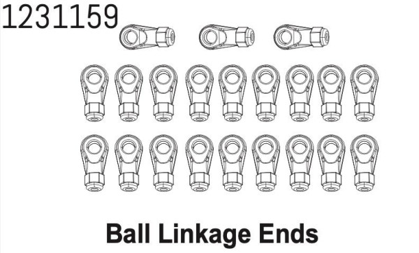 1231159 - Ball Ends Set CR4.4