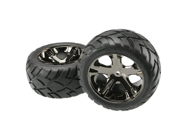 Traxxas kolo 2.8", disk All-Star černý chrom, pneu Anaconda (2) (zadní)