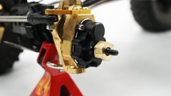 Hliníkový přední nebo zadní kryt portálu černý, pro Traxxas TRX-4, 2ks (3)