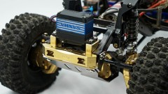 Mosazný držák nárazníku a držák serva pro Traxxas TRX-4 (3)