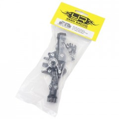 Kovová zadní náprava (titanem potažená) pro Traxxas TRX-4 černá (2)