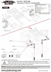 Tamiya CC-01 C-HUB (2ks) (4)