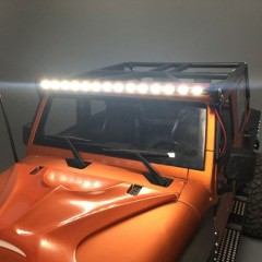 LED hliníková rampa 159mm-165mm, 7-12V pro crawler, černá (3)