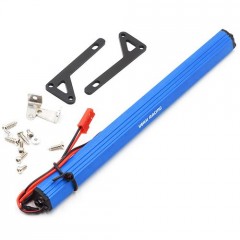 LED hliníková rampa 159mm-165mm, 7-12V pro crawler, černá (1)