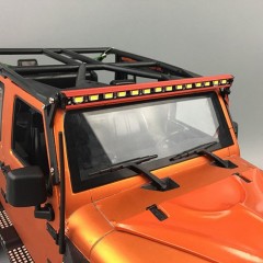 LED hliníková rampa 159mm-165mm, 7-12V pro crawler, černá (4)