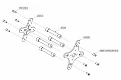 Distanční sloupky 53xx 60mm (MR5360)