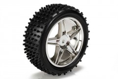 Gumy nalepené – Buggy 1:10, přední, 2ks (Chrom)