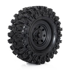 Kompletní CRAWLER 1/10 gumy "CLIMBER", černý disk, 2 ks.