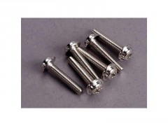 Traxxas šroub křížový M3x15mm hlava s límcem zink. (6)